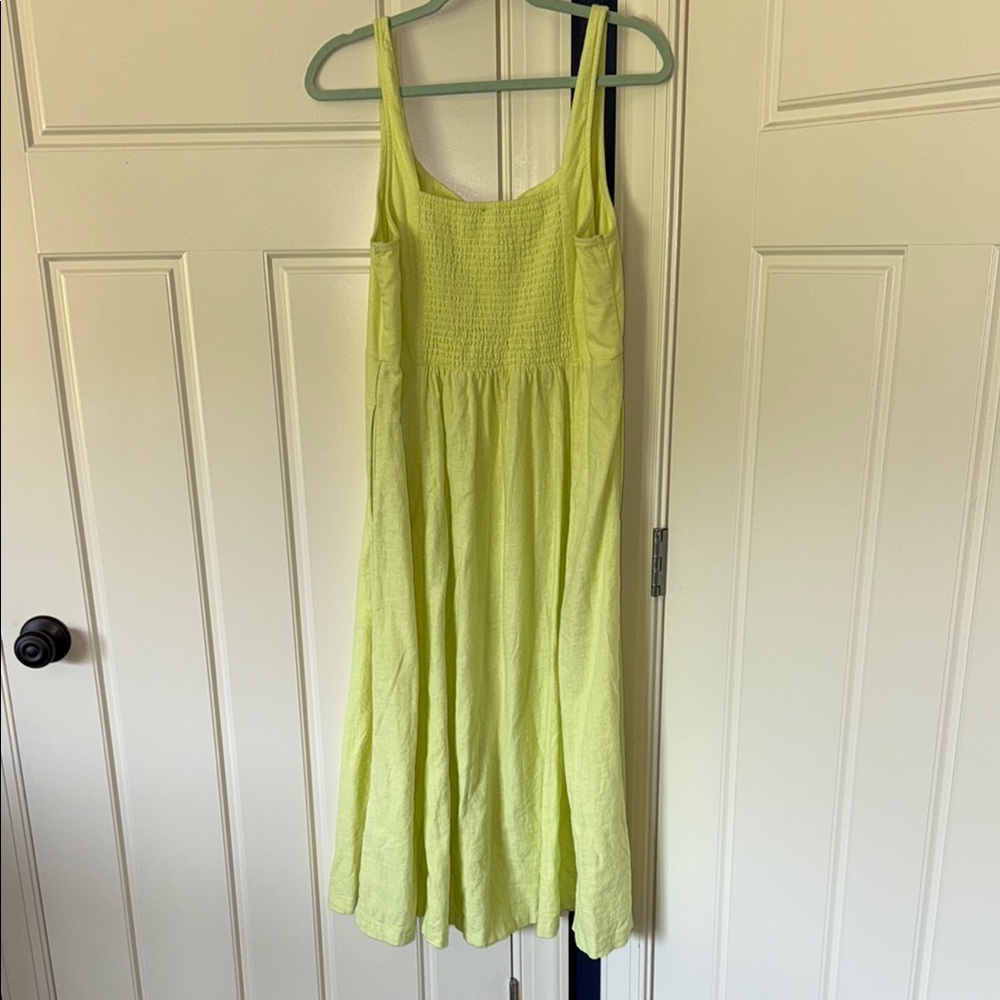 Bright Yellow/Green Spring Dress - Picture 2 of 3